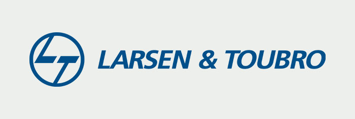 Larsen and Toubro logo - leading infrastructure client of VAEC Aluminium Extrusion India