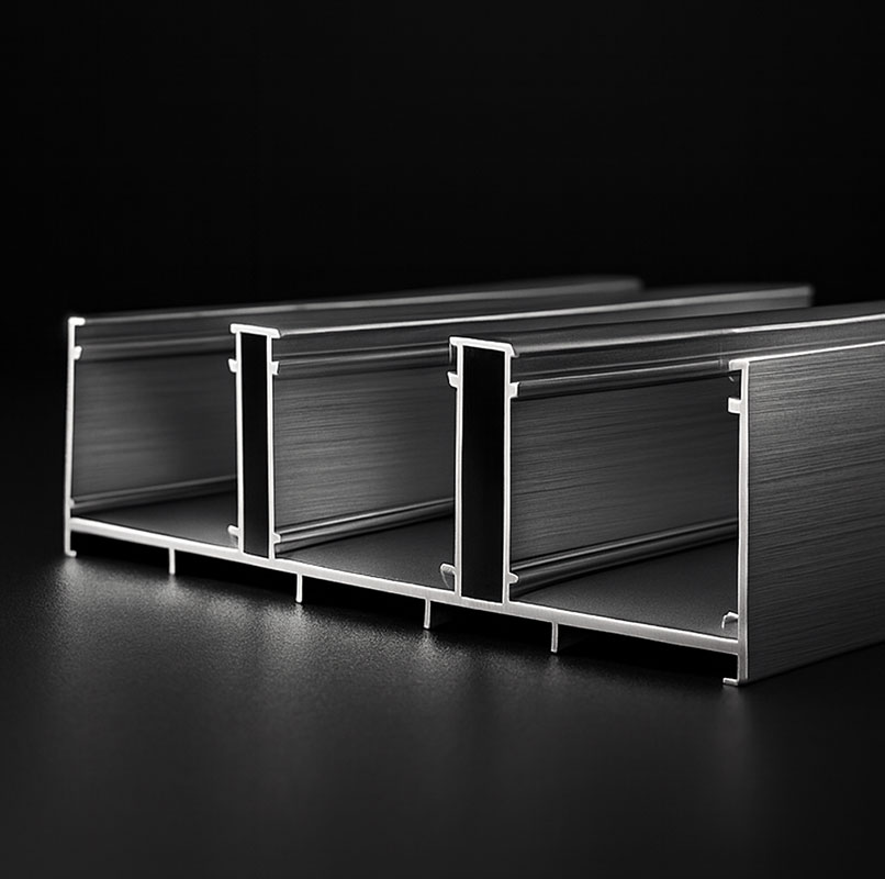 Aluminium extrusion profiles for doors and windows in architectural applications